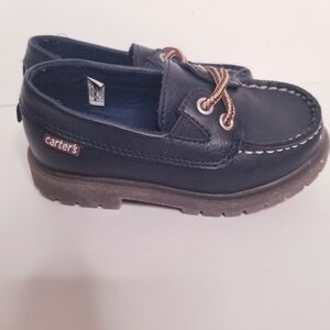 Carter's Mac Size 8 Toddler Slip On Boat Shoes Navy